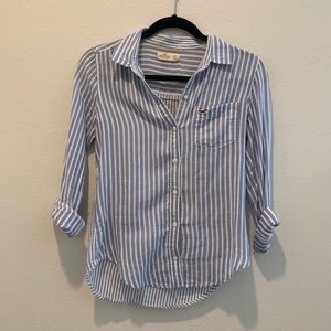 Hollister Striped Button Down